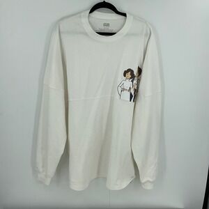 Star Wars Spirit Jersey Princess Leia Han Solo Love‎ You Long Sleeve Shirt XXL
